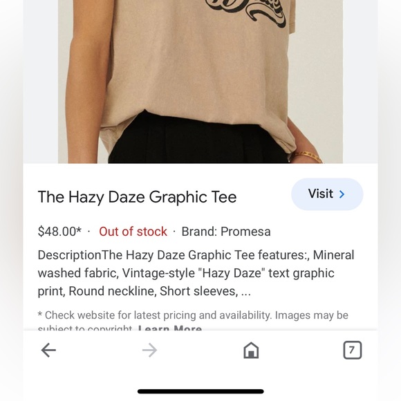 Hazy day tee - Picture 5 of 5